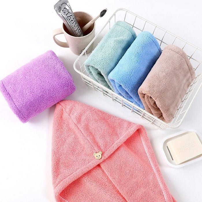 Multicolor Hair Towel - Home Essentials Store Retail