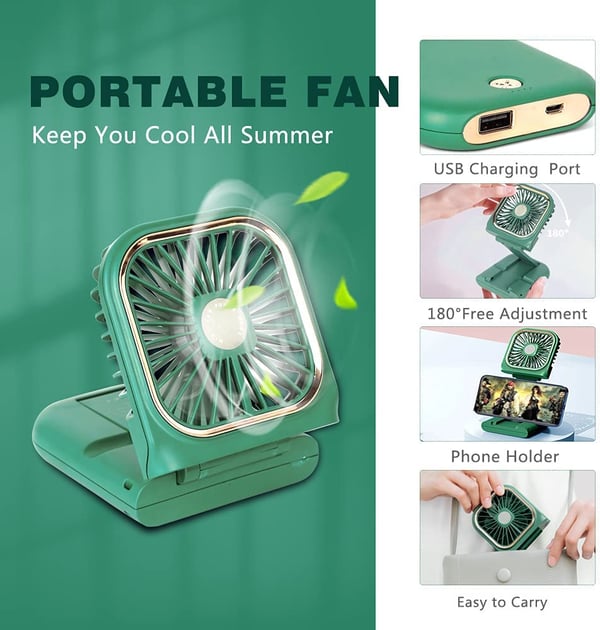 Multifunctional Mini Portable Fans - Home Essentials Store Retail