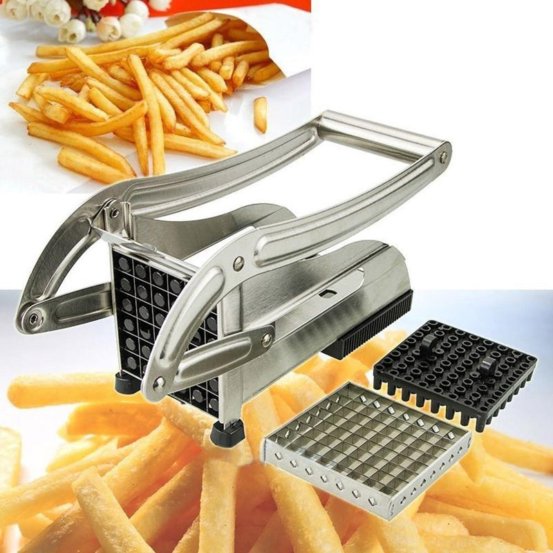 Multifunctional Stainless Steel Potato and Vegetable Cutter Machine - Home Essentials Store Retail