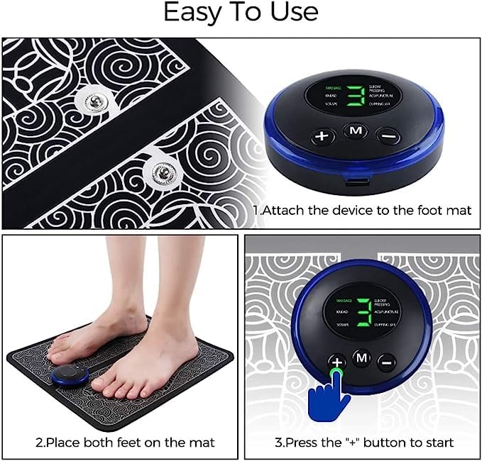 Muscle Stimulator Folding Foot Massager Pad - Home Essentials Store