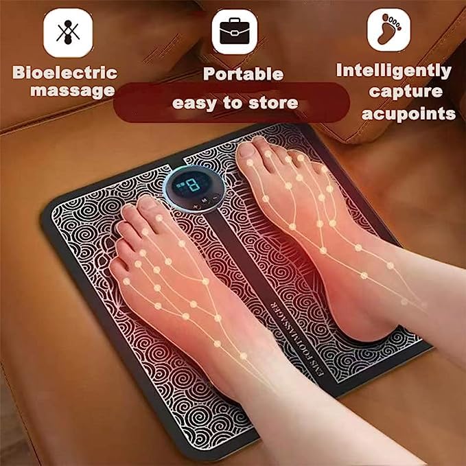 Muscle Stimulator Folding Foot Massager Pad - Home Essentials Store