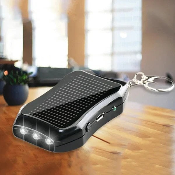 🔥 New Style Portable Outdoor Waterproof Solar Power Bank Keychain - 90% OFF 🔥🛒 - Home Essentials Store Retail