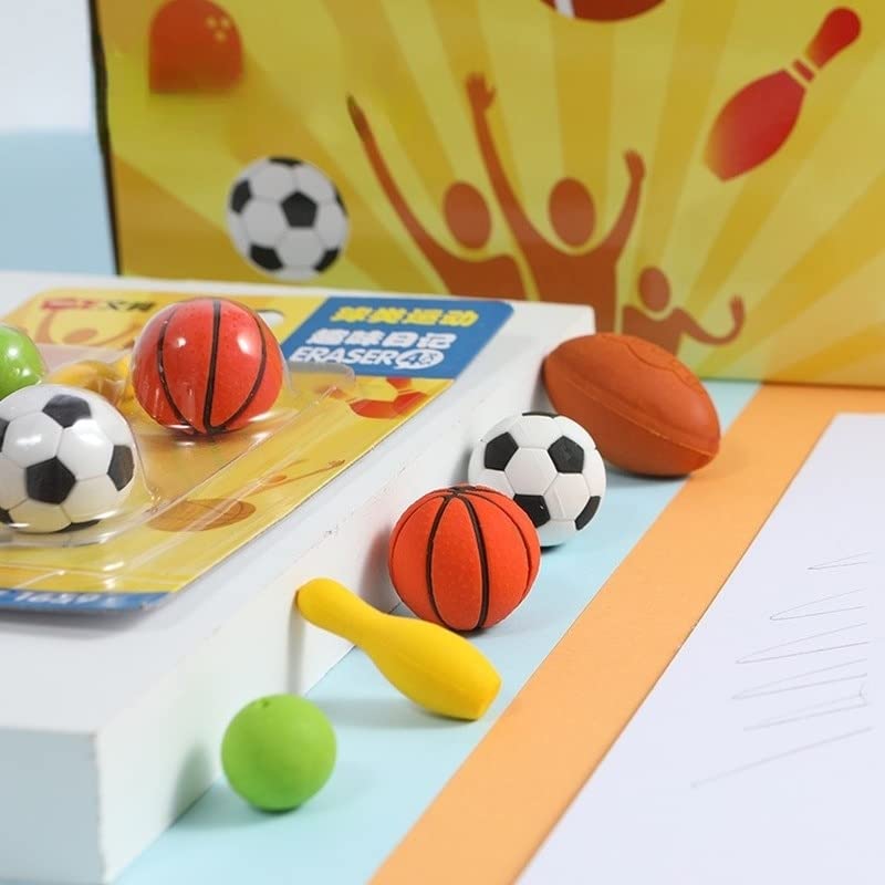 Outdoor Games Theme Erasers - Home Essentials Store Retail