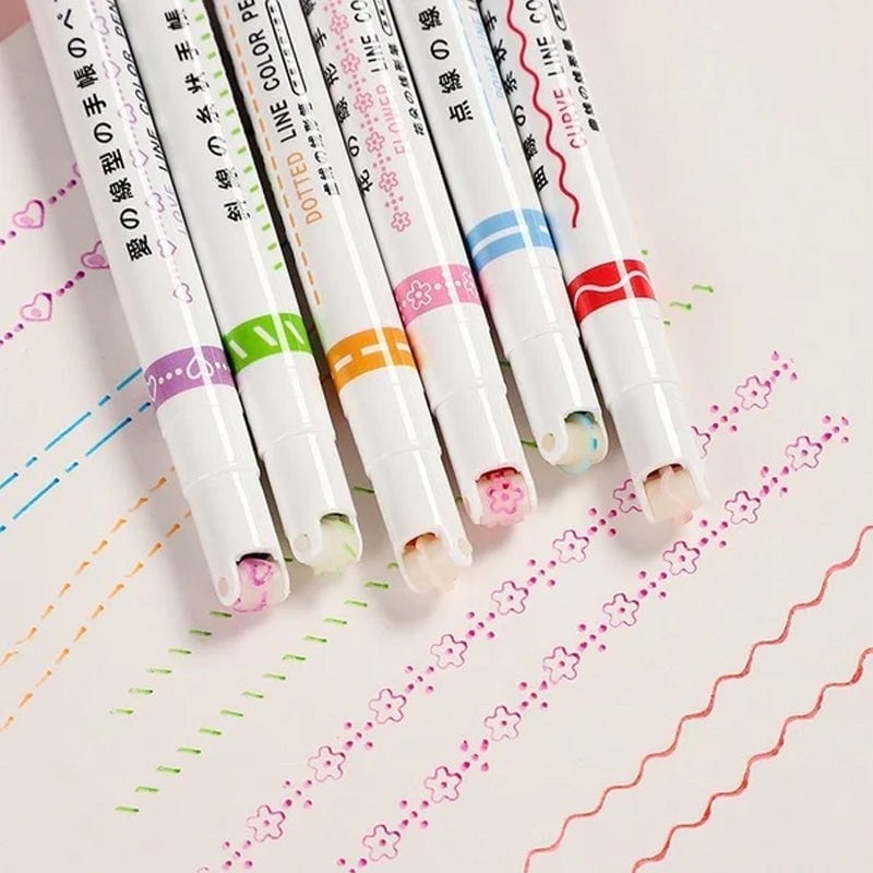 Outline Curve Highlighter Pen - 50% OFF - Home Essentials Store Retail