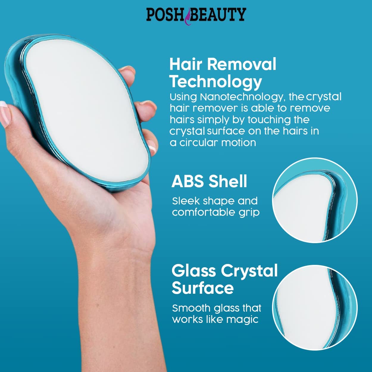 Painless Hair Removal Skin Exfoliator Tool - Home Essentials Store Retail