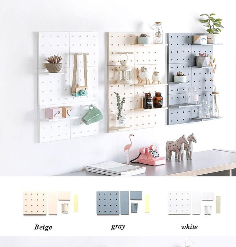 PegBoard - WALL DECOR STORAGE RACK - Home Essentials Store Retail