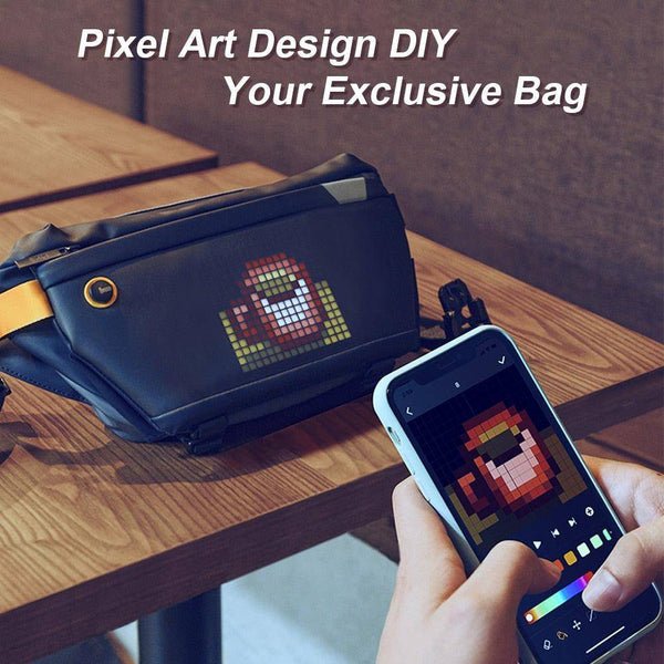 Pixel Art Display With Sling Bag - Home Essentials Store
