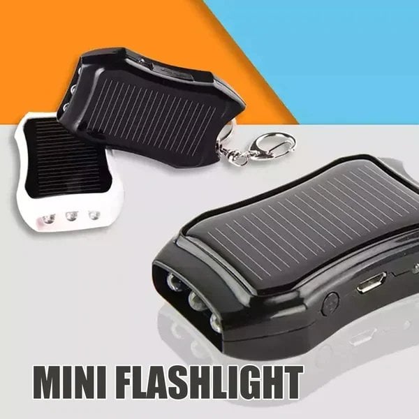 Portable Outdoor Waterproof Solar Power Bank Keychain - 50% OFF - Home Essentials Store Retail