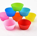 Round Shaped Silicone Cupcake Mould - Home Essentials Store Retail
