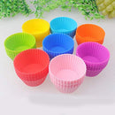 Round Shaped Silicone Cupcake Mould - Home Essentials Store Retail