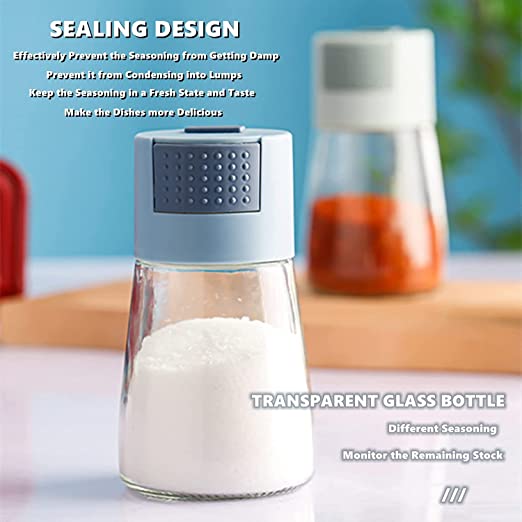 Salt Dispenser Glass Bottle - Home Essentials Store Retail
