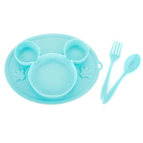 Silicone Mickey Mouse Shape Plate for Kids - Home Essentials Store Retail