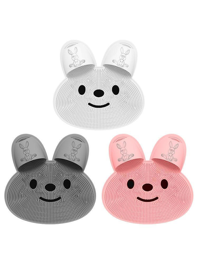 Silicone Rabbit-shaped Foot Rubbing Shower Mat - Home Essentials Store