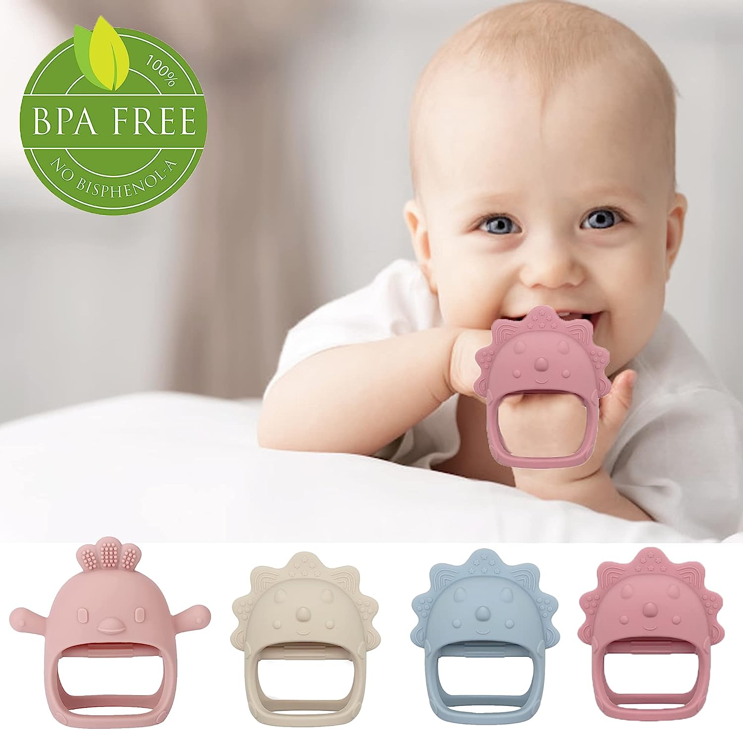 Silicone Teether Toy for Gum Massage - Home Essentials Store Retail