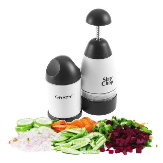 Slap Chop + Graty - Vegetable Food Slicer Chopper - Home Essentials Store Retail