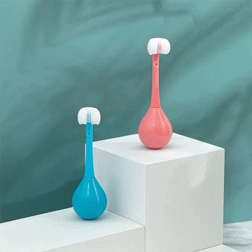 Soft Silicone Three-Sided Children's Toothbrush - Home Essentials Store Retail