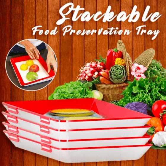 Stackable Food Preservation Tray - Home Essentials Store Retail