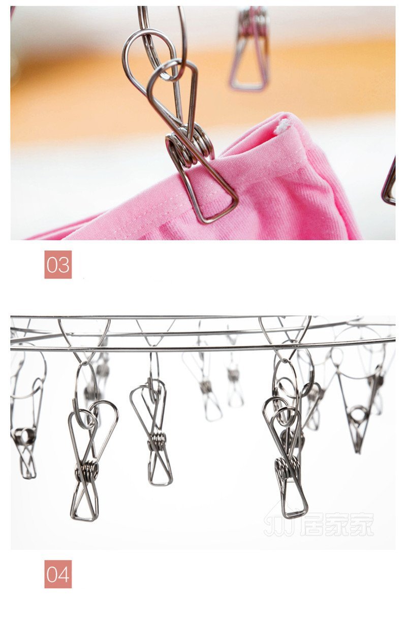 Stainless Steel Cloth Dryer Hanger - Home Essentials Store Retail