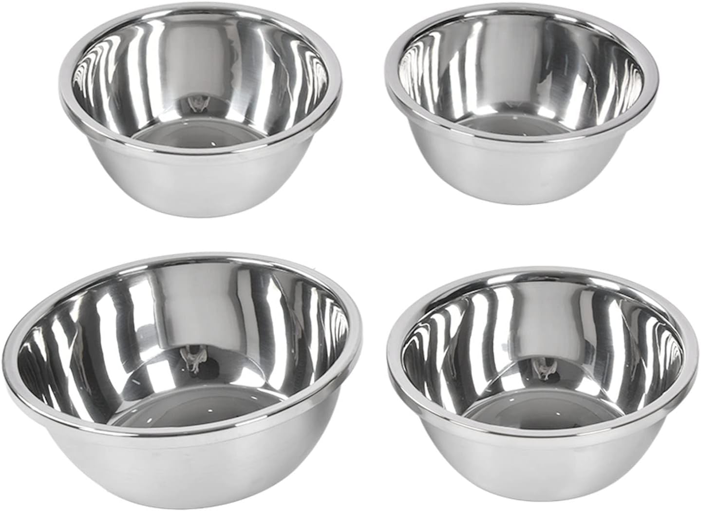 Stainless Steel Mixing Bowl Set (Set of 5) - Home Essentials Store