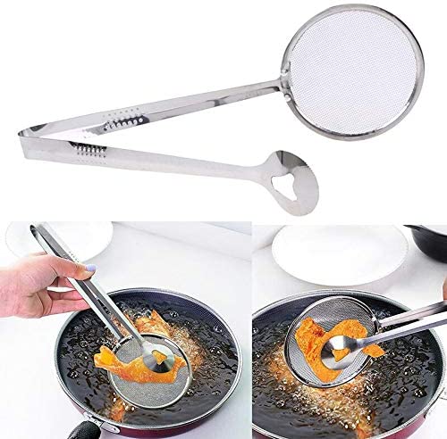 Stainless Steel Oil Frying Filter Tong - Home Essentials Store Retail