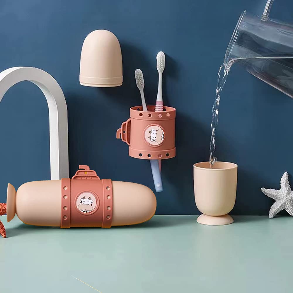 Submarine Shape Toothbrush Box With Cup - Home Essentials Store Retail