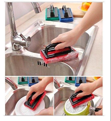 Tile cleaning multipurpose scrubber Brush with handle - Home Essentials Store Retail