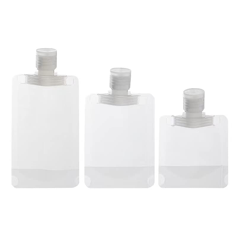 Travel Refillable Empty Squeeze Pouch 30 ml, 50 ml & 100 ml - Home Essentials Store