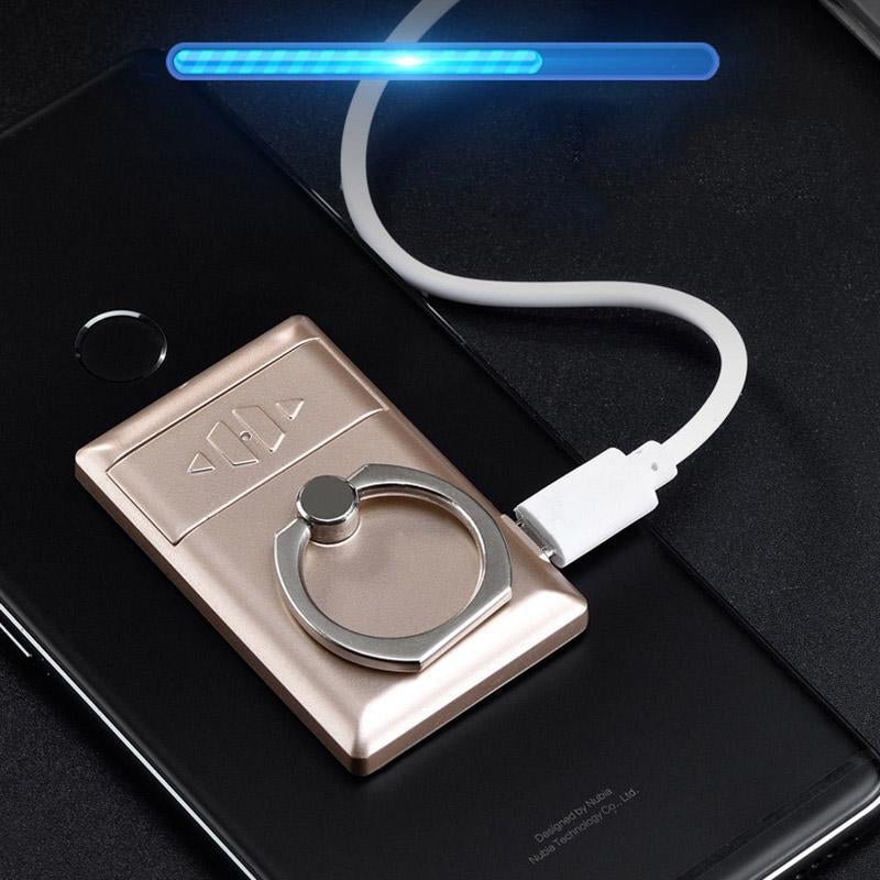 USB Charging Phone Stand With Lighter - Home Essentials Store Retail