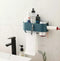 Wall Mounted Multipurpose Bathroom Organizer - Home Essentials Store Retail