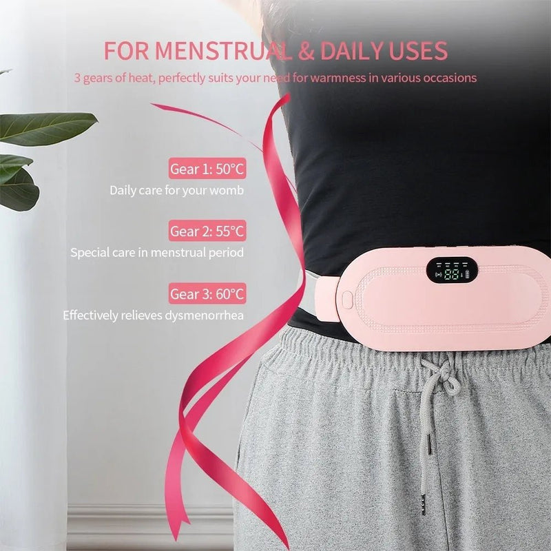 Warm Uterus Menstrual Cramps Massage Belt - Home Essentials Store Retail