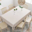 Waterproof And Oil-proof Tablecloth With Simple Checkered Pattern - Home Essentials Store Retail