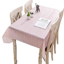 Waterproof And Oil-proof Tablecloth With Simple Checkered Pattern - Home Essentials Store Retail
